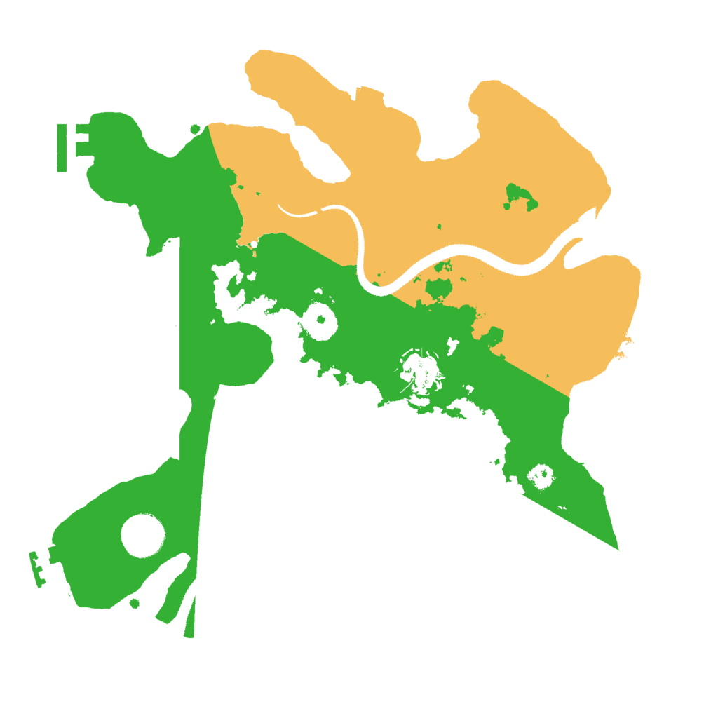 Biome Rust Map: Procedural Map, Size: 3000, Seed: 13114