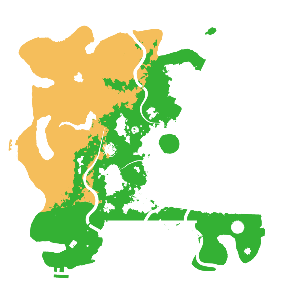 Biome Rust Map: Procedural Map, Size: 4000, Seed: 3518624