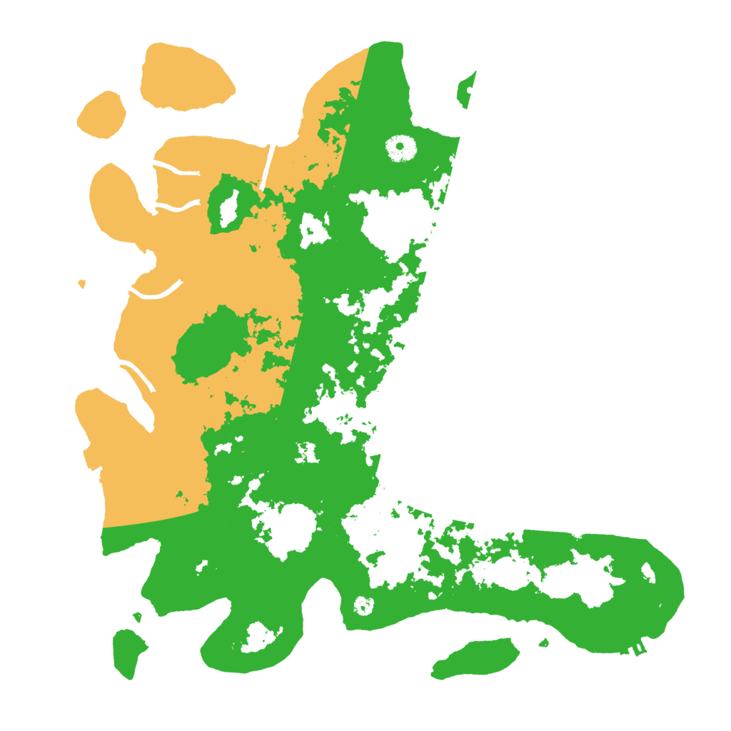 Biome Rust Map: Procedural Map, Size: 3800, Seed: 39741270