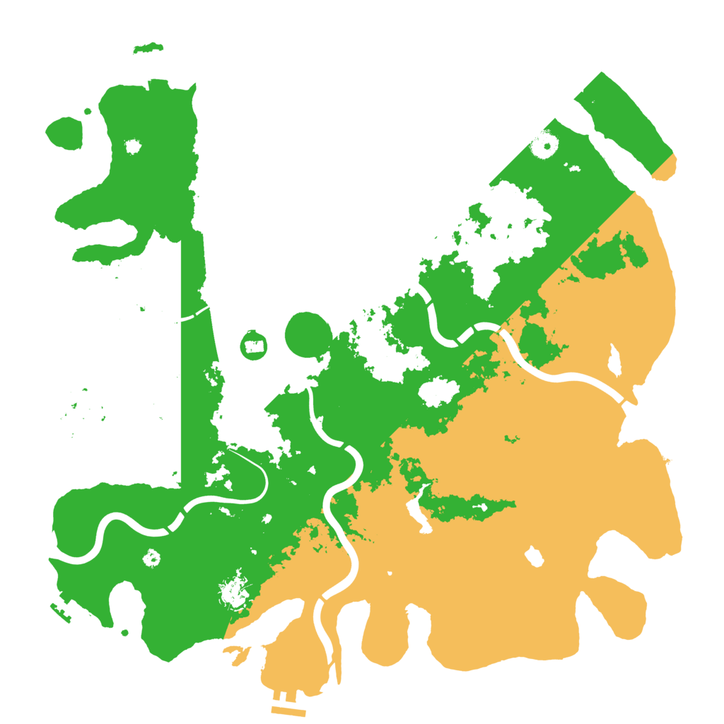 Biome Rust Map: Procedural Map, Size: 4250, Seed: 8825597