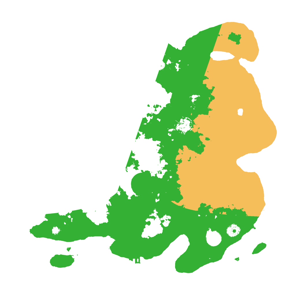 Biome Rust Map: Procedural Map, Size: 3500, Seed: 105353291