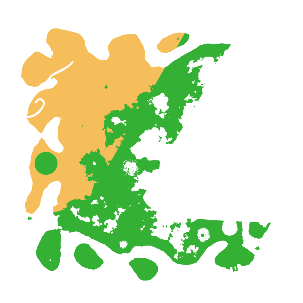 Biome Rust Map: Procedural Map, Size: 3500, Seed: 1642479006
