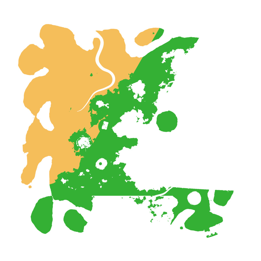 Biome Rust Map: Procedural Map, Size: 3500, Seed: 1642479006