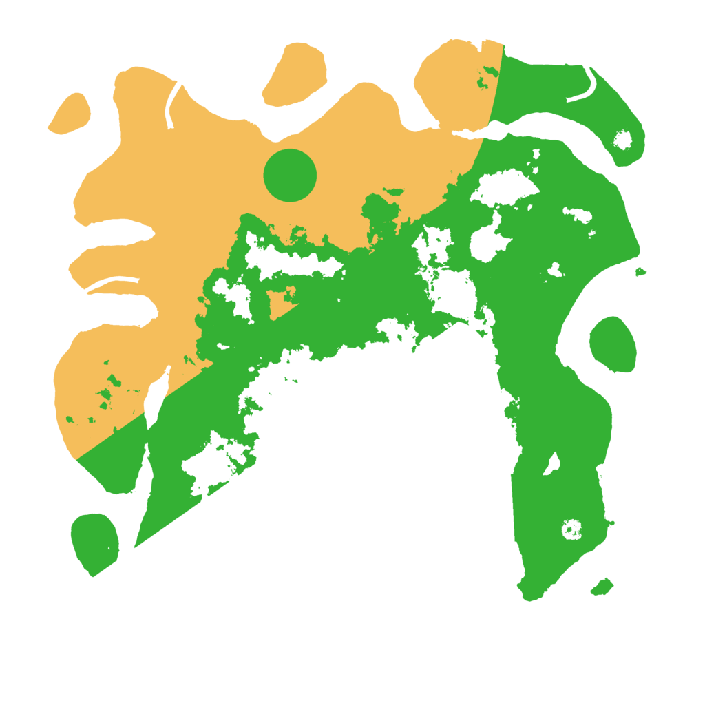 Biome Rust Map: Procedural Map, Size: 3500, Seed: 1987944419