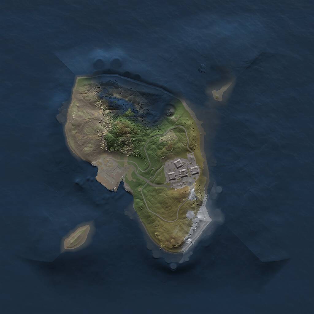 Rust Map: Procedural Map, Size: 1500, Seed: 945714223, 2 Monuments