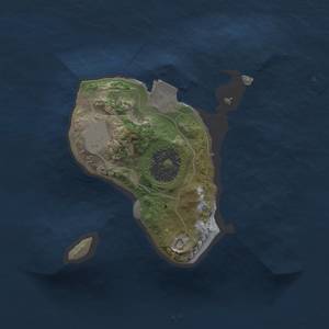 Thumbnail Rust Map: Procedural Map, Size: 1500, Seed: 945714223, 3 Monuments