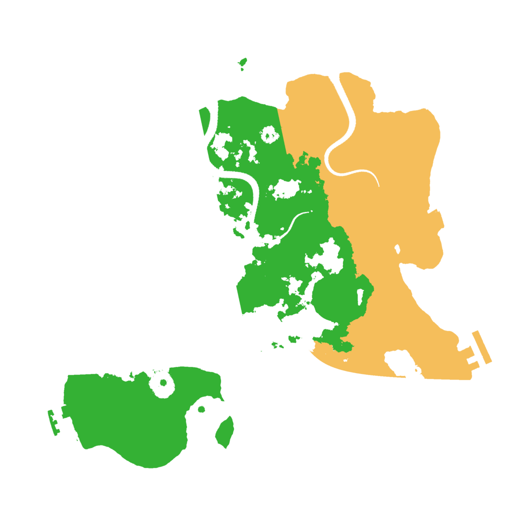 Biome Rust Map: Procedural Map, Size: 3000, Seed: 1476