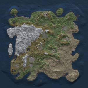Thumbnail Rust Map: Procedural Map, Size: 4000, Seed: 252024, 18 Monuments