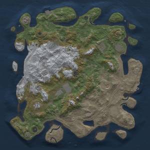 Thumbnail Rust Map: Procedural Map, Size: 4250, Seed: 2108047715, 18 Monuments