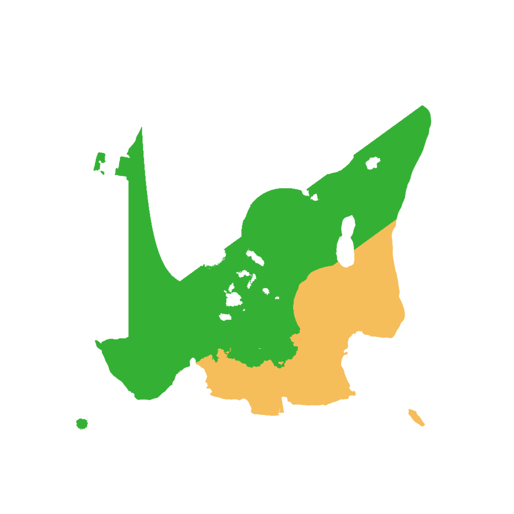 Biome Rust Map: Procedural Map, Size: 1850, Seed: 1193294288