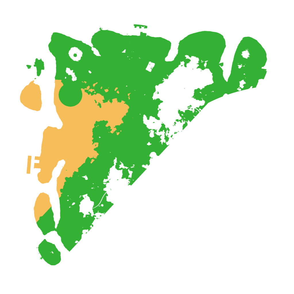 Biome Rust Map: Procedural Map, Size: 3300, Seed: 1401212497
