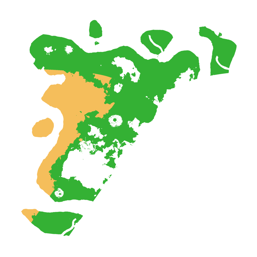 Biome Rust Map: Procedural Map, Size: 3000, Seed: 4516