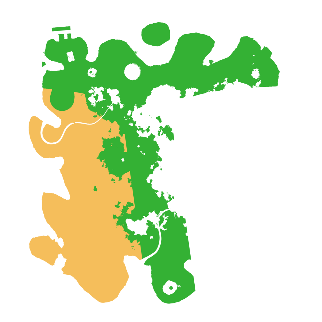 Biome Rust Map: Procedural Map, Size: 3500, Seed: 329146343