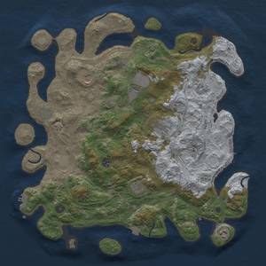 Thumbnail Rust Map: Procedural Map, Size: 4250, Seed: 1150654414, 18 Monuments