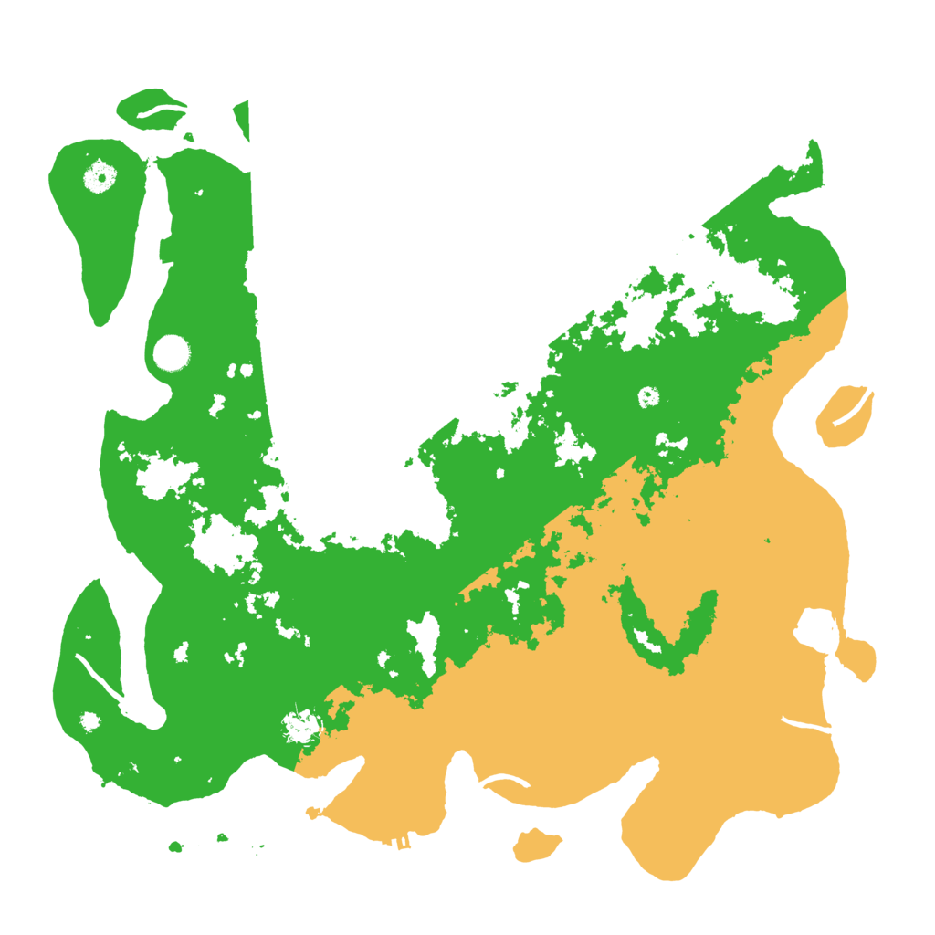 Biome Rust Map: Procedural Map, Size: 4500, Seed: 248652