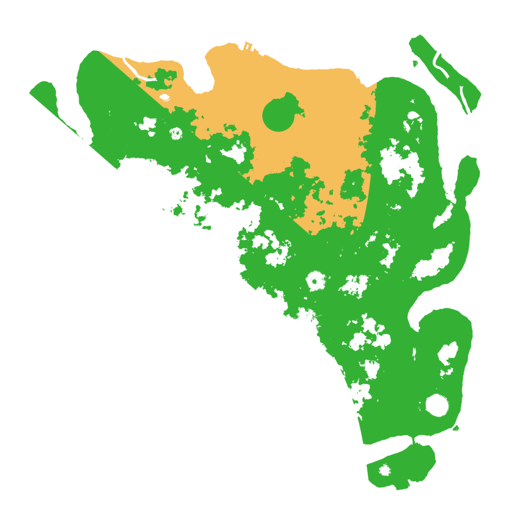 Biome Rust Map: Procedural Map, Size: 4250, Seed: 1279010381