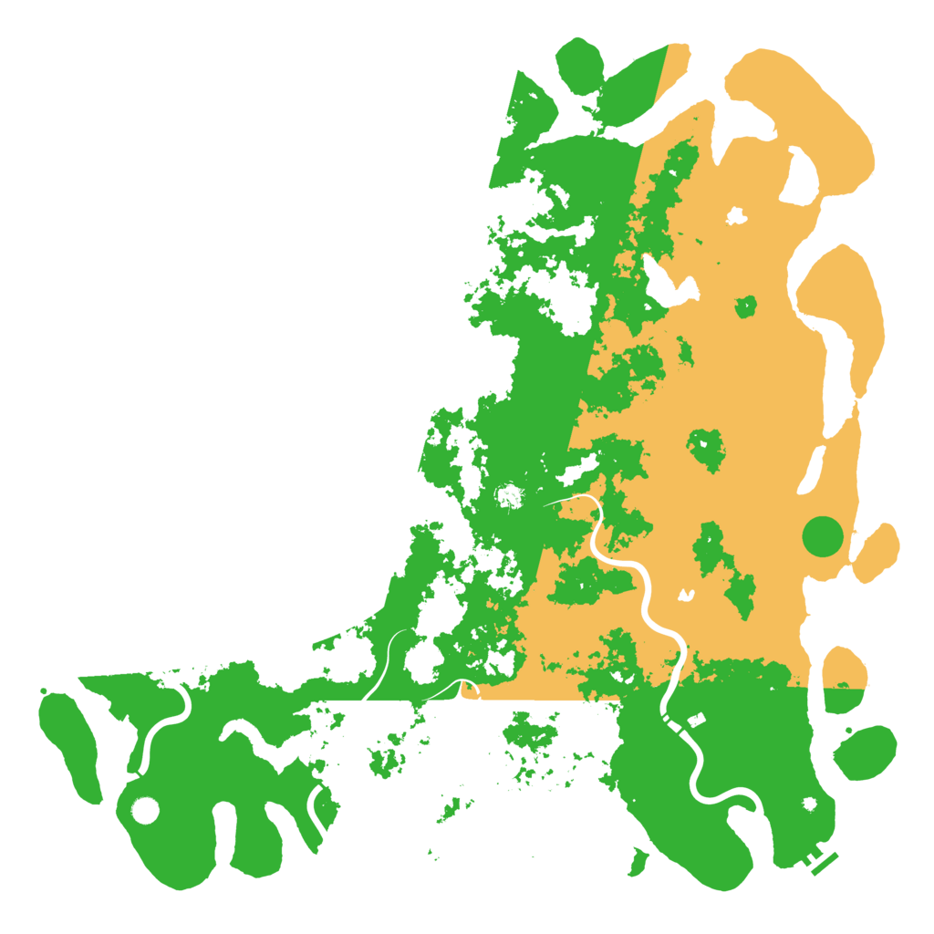Biome Rust Map: Procedural Map, Size: 6000, Seed: 328423181