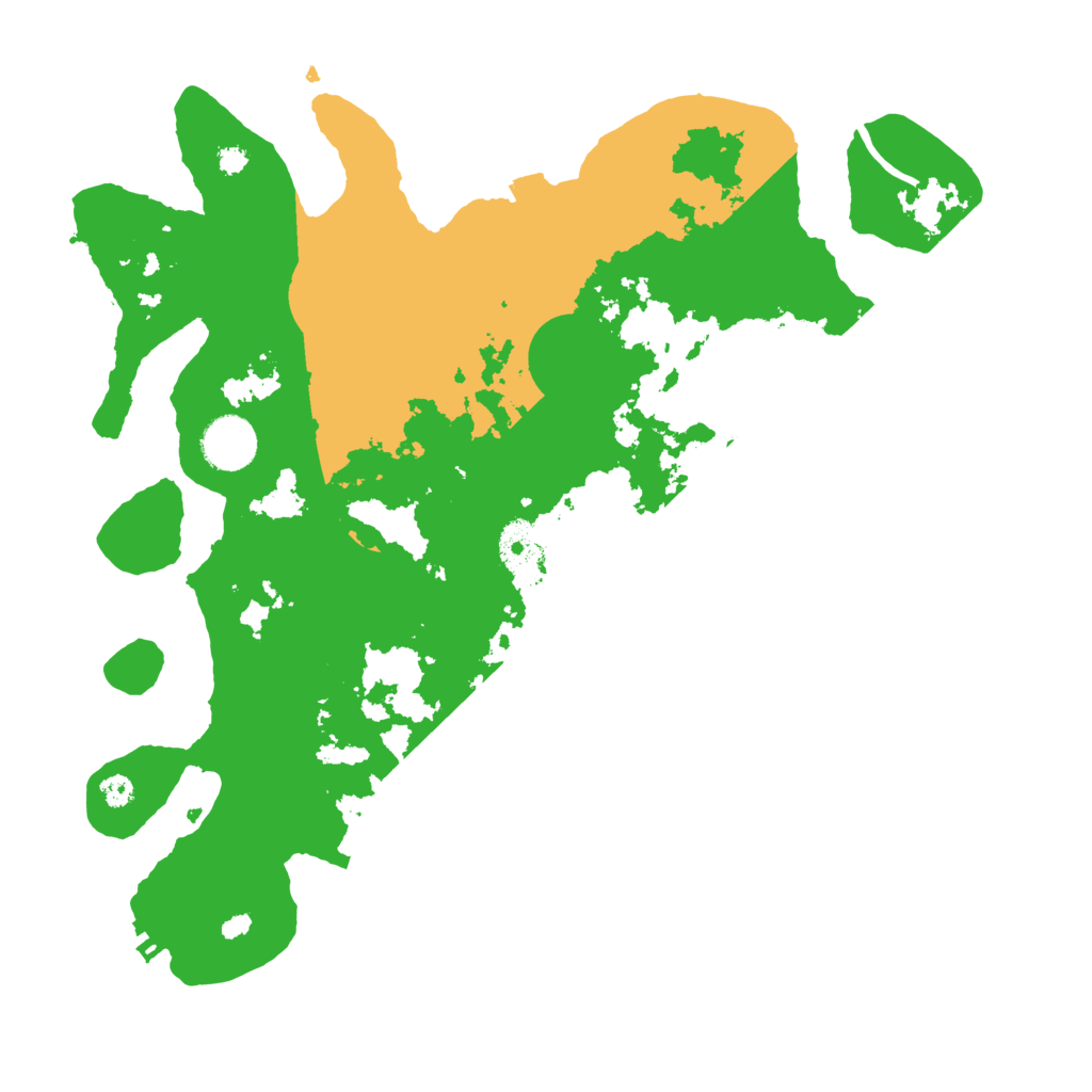 Biome Rust Map: Procedural Map, Size: 3500, Seed: 715820164