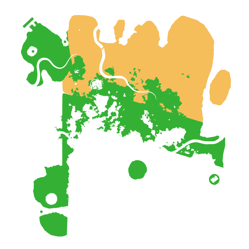 Biome Rust Map: Procedural Map, Size: 3800, Seed: 2551583