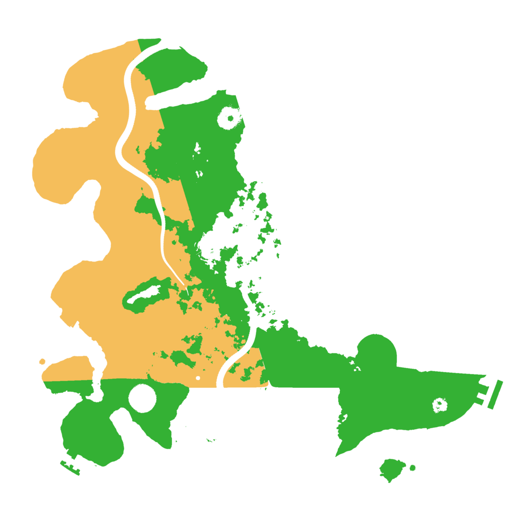 Biome Rust Map: Procedural Map, Size: 3500, Seed: 1215873728