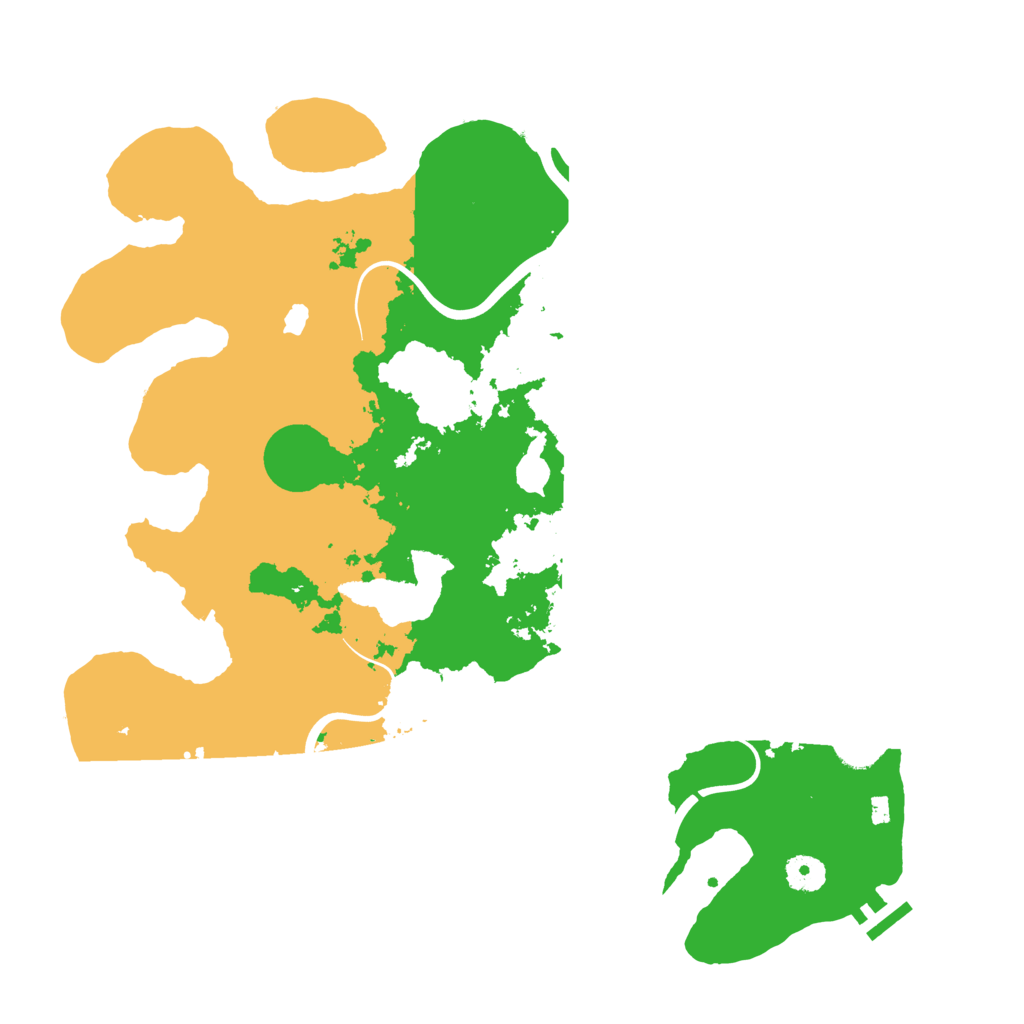 Biome Rust Map: Procedural Map, Size: 4000, Seed: 854325588