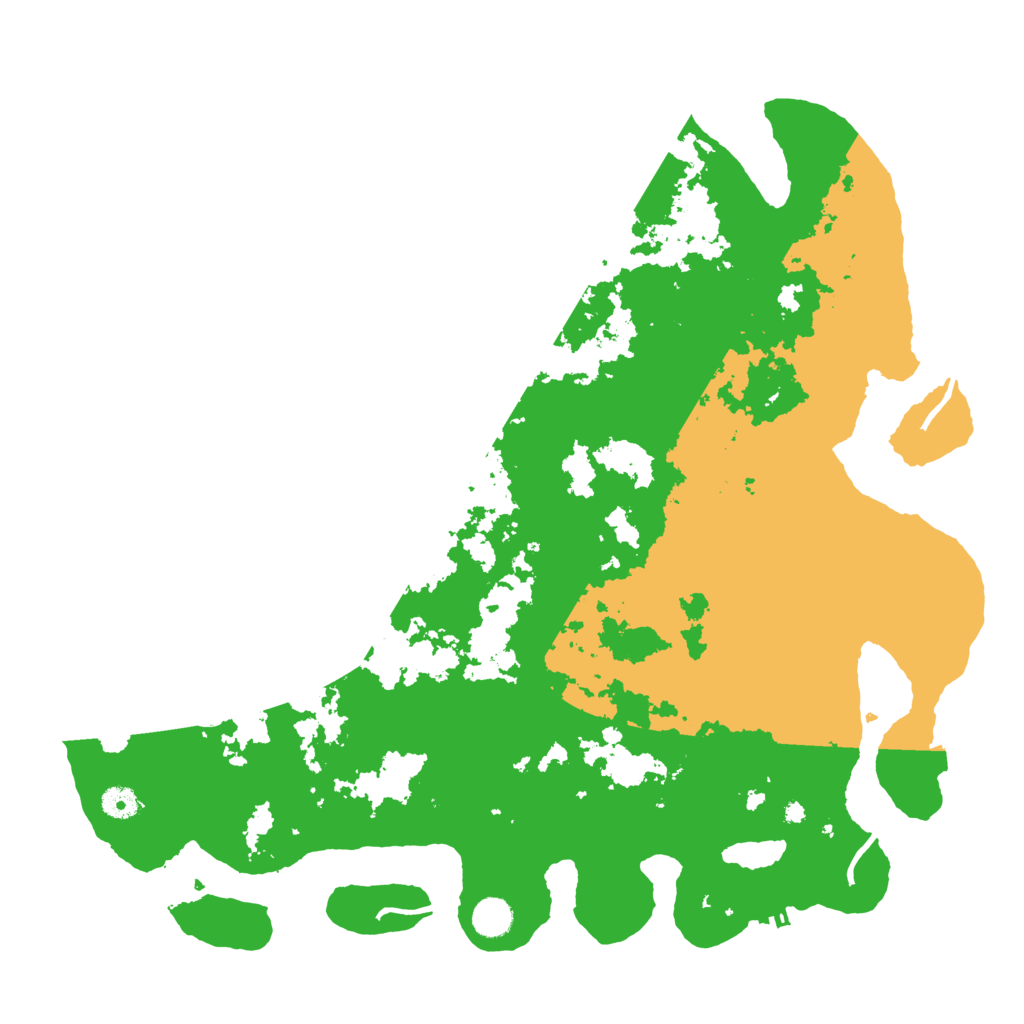 Biome Rust Map: Procedural Map, Size: 4500, Seed: 354577586