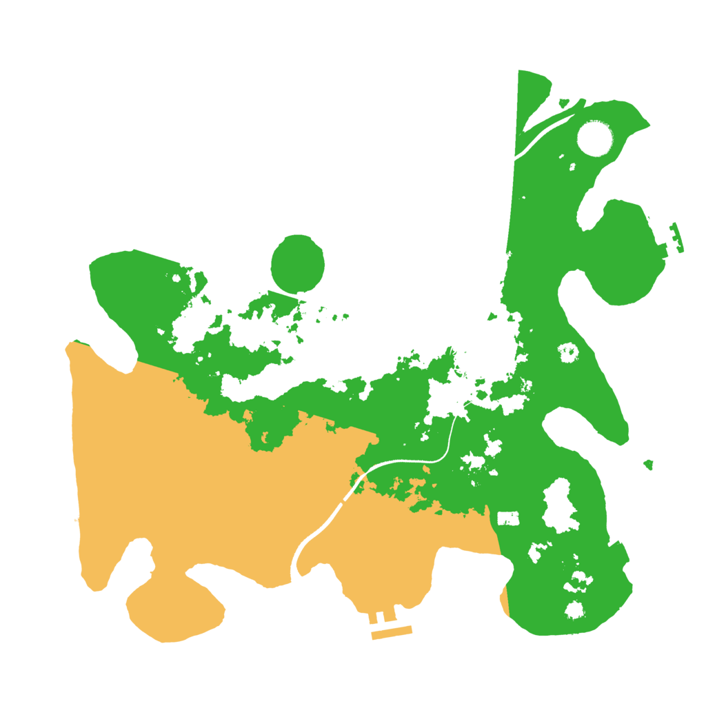 Biome Rust Map: Procedural Map, Size: 3500, Seed: 902029