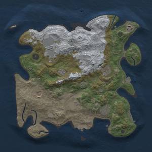 Thumbnail Rust Map: Procedural Map, Size: 3500, Seed: 902029, 15 Monuments