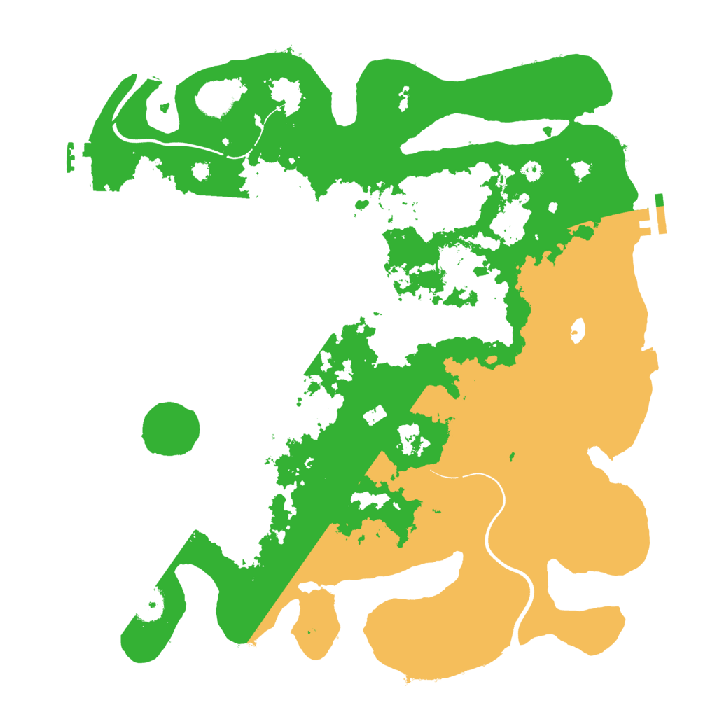 Biome Rust Map: Procedural Map, Size: 3600, Seed: 1408420257