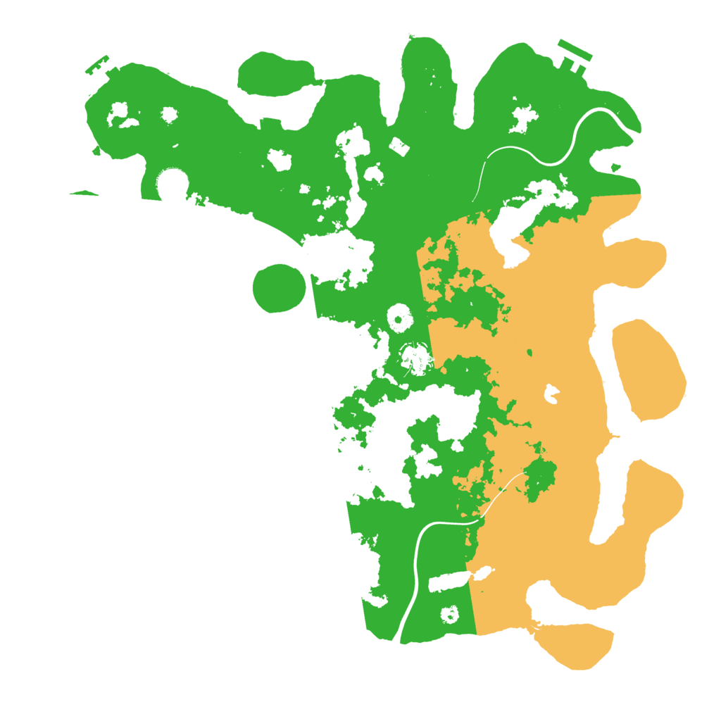 Biome Rust Map: Procedural Map, Size: 4000, Seed: 553549434