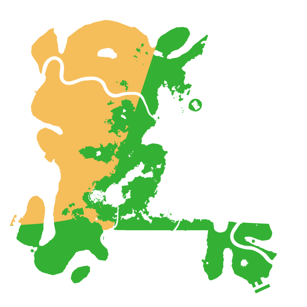 Biome Rust Map: Procedural Map, Size: 3875, Seed: 855517925