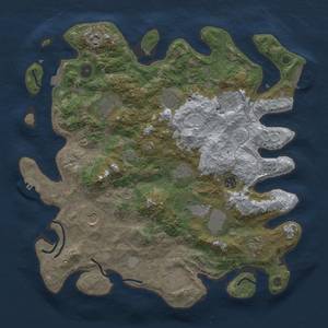 Thumbnail Rust Map: Procedural Map, Size: 4000, Seed: 219519948, 19 Monuments