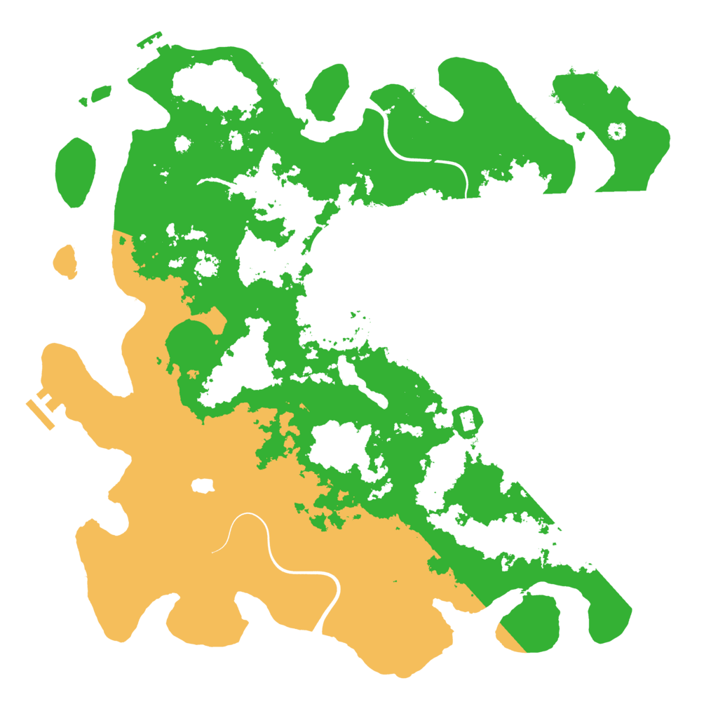 Biome Rust Map: Procedural Map, Size: 4000, Seed: 219519948