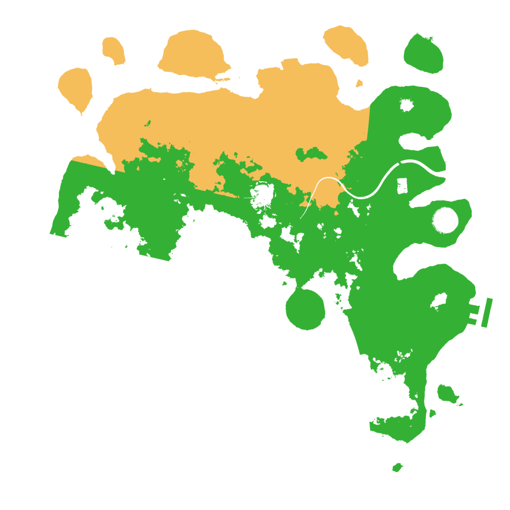 Biome Rust Map: Procedural Map, Size: 3500, Seed: 1685467123