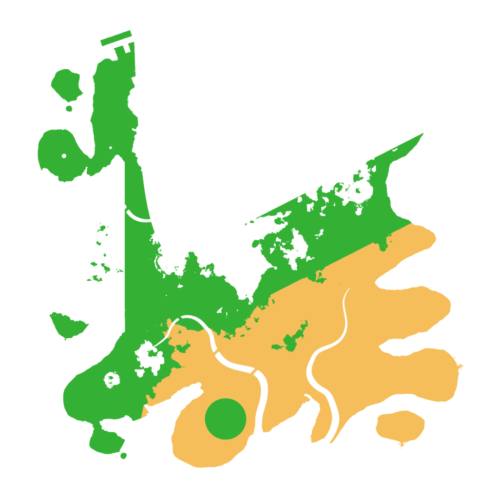 Biome Rust Map: Procedural Map, Size: 3200, Seed: 893214