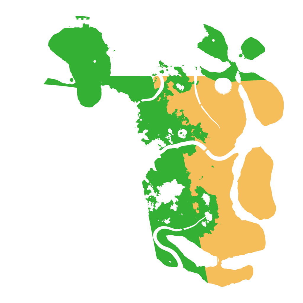 Biome Rust Map: Procedural Map, Size: 3300, Seed: 2125847125