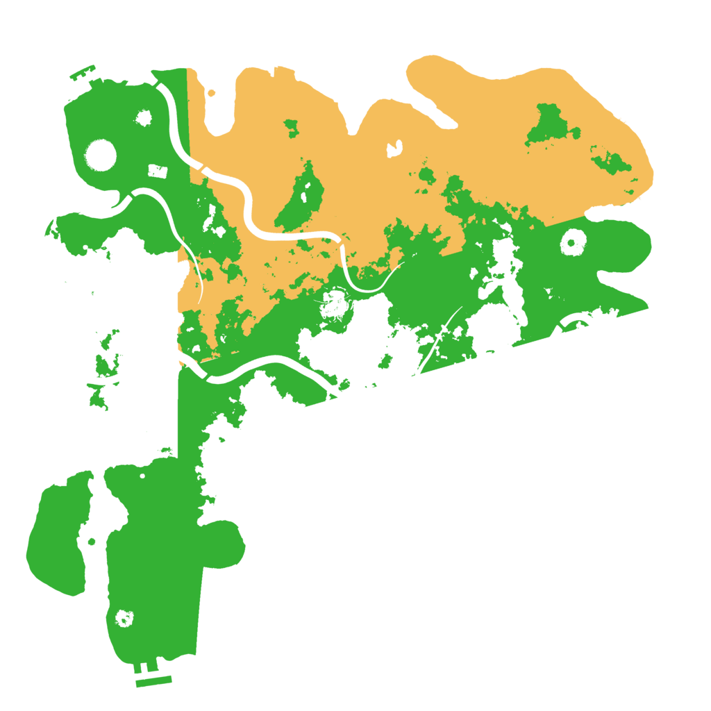 Biome Rust Map: Procedural Map, Size: 4000, Seed: 39066514