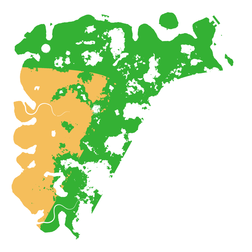 Biome Rust Map: Procedural Map, Size: 5000, Seed: 850938963