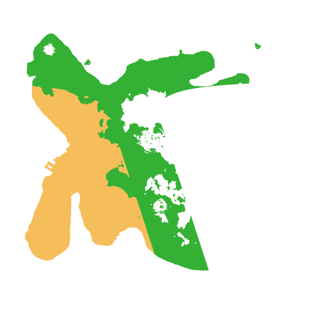 Biome Rust Map: Procedural Map, Size: 2500, Seed: 223028393