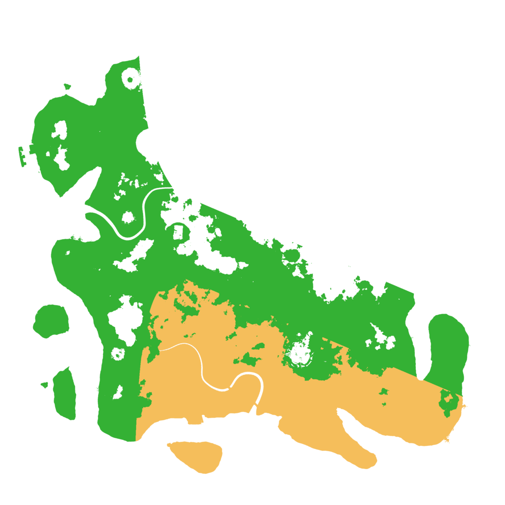 Biome Rust Map: Procedural Map, Size: 3800, Seed: 1099383353