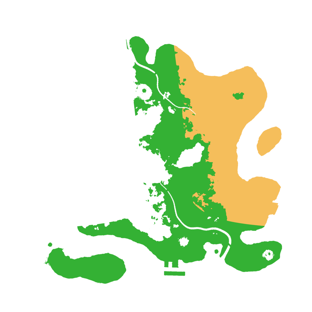 Biome Rust Map: Procedural Map, Size: 3000, Seed: 689979447