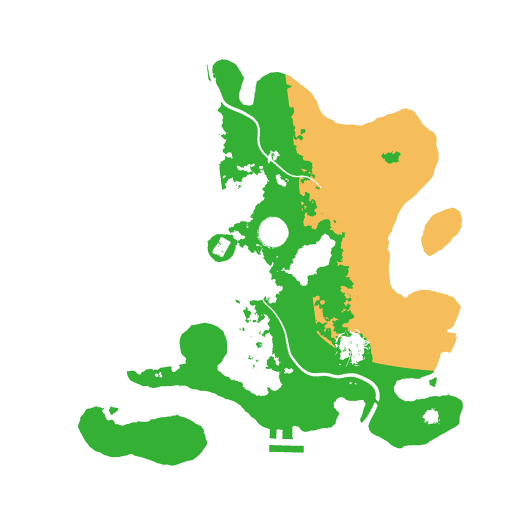 Biome Rust Map: Procedural Map, Size: 3000, Seed: 689979447