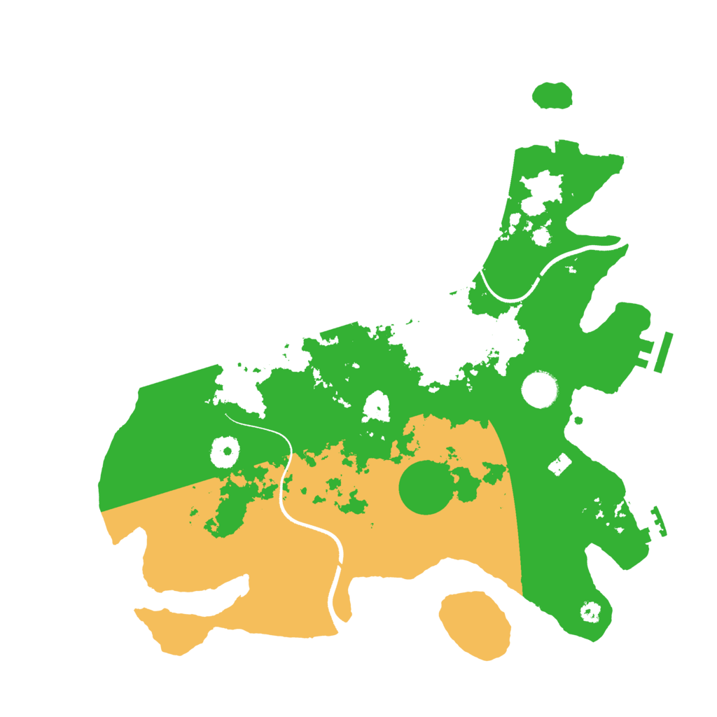 Biome Rust Map: Procedural Map, Size: 3500, Seed: 1244707343