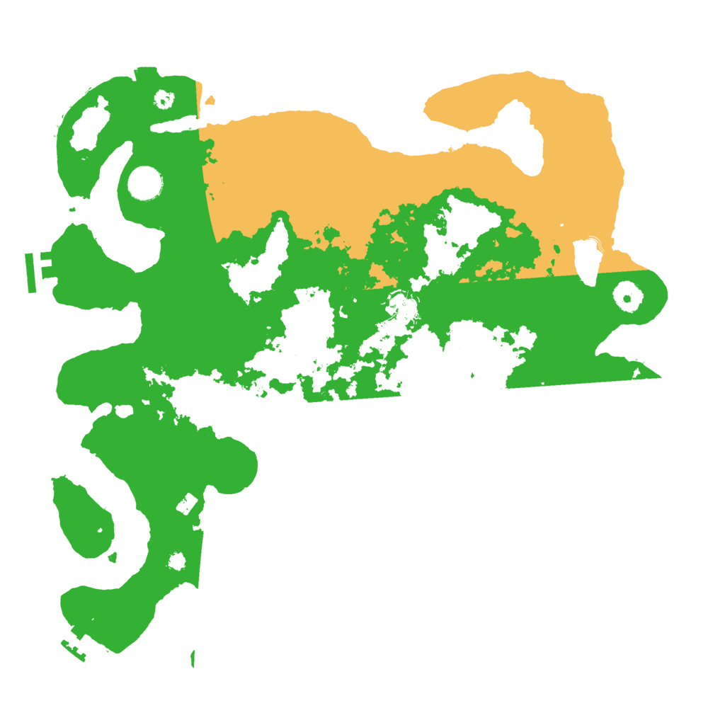 Biome Rust Map: Procedural Map, Size: 3700, Seed: 784268