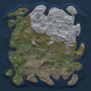 Thumbnail Rust Map: Procedural Map, Size: 4250, Seed: 1425245508, 19 Monuments