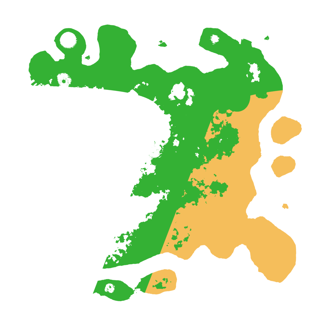 Biome Rust Map: Procedural Map, Size: 3500, Seed: 256936514