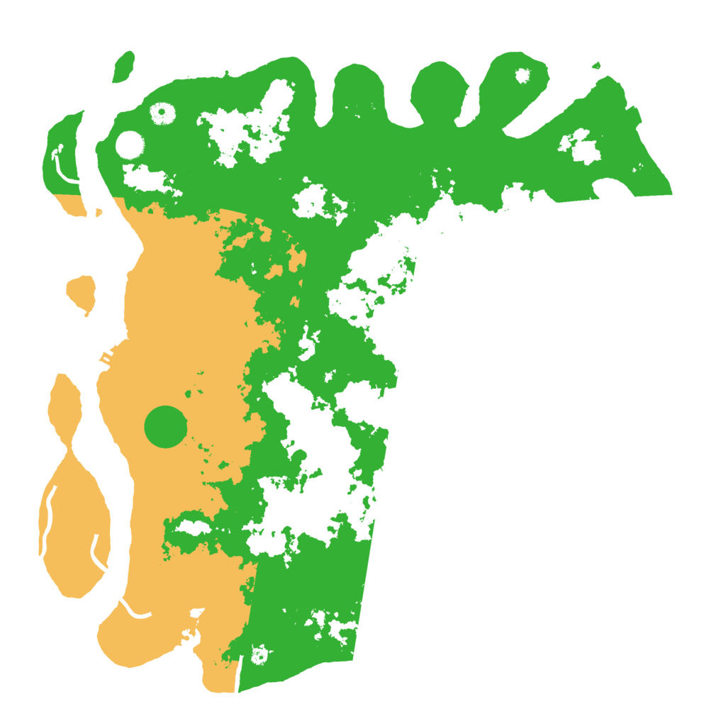 Biome Rust Map: Procedural Map, Size: 4500, Seed: 8714