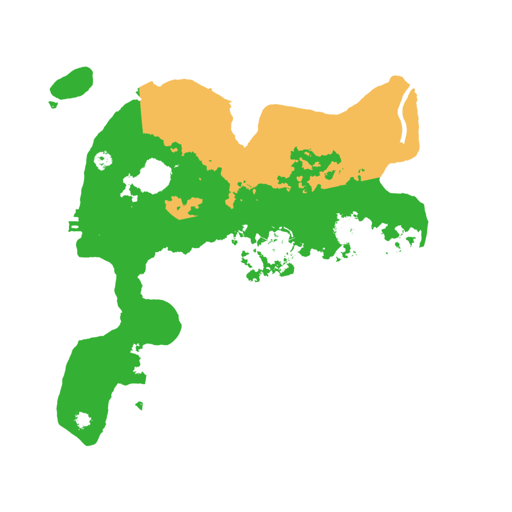 Biome Rust Map: Procedural Map, Size: 3000, Seed: 348838114