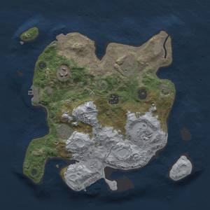Thumbnail Rust Map: Procedural Map, Size: 3000, Seed: 348838114, 13 Monuments