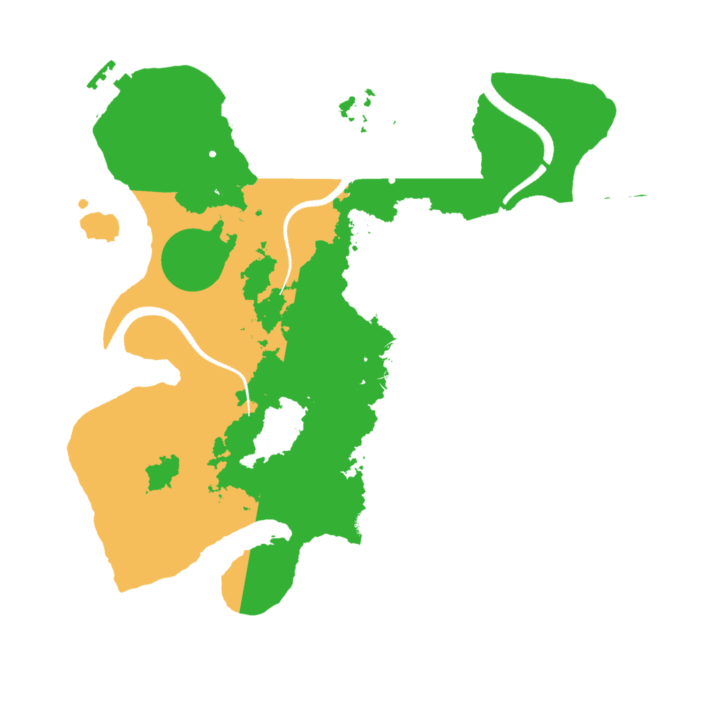 Biome Rust Map: Procedural Map, Size: 3000, Seed: 1871222687